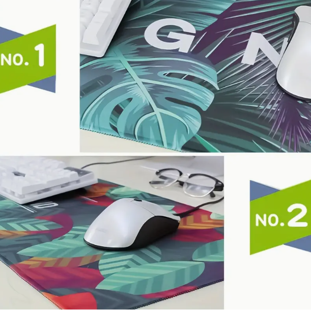 Tapis de souris de jeu surdimensionné antidérapant tapis de souris de jeu - 35.4x15.5 pouces table pad R - Razer Viper design, base en caoutchouc pour PC et ordinateur portable