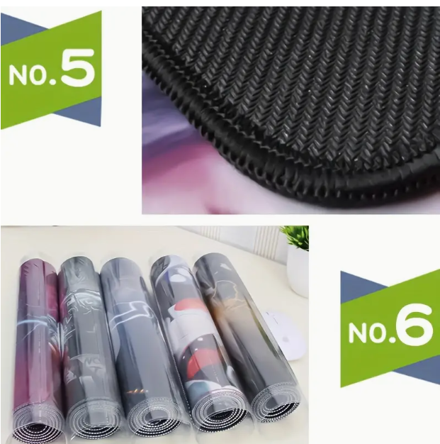 Tapis de souris de jeu surdimensionné antidérapant tapis de souris de jeu - 35.4x15.5 pouces table pad R - Razer Viper design, base en caoutchouc pour PC et ordinateur portable