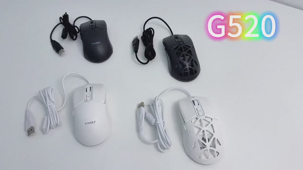 Souris de jeu filaire de conception créative - un ensemble de souris de jeu filaire avec lampe à cheval courant lumineux RGB, câble torsadé de 1,5 mètre, conception créative avec coque interchangeable/vide, souris légère, utilisation ergonomique
