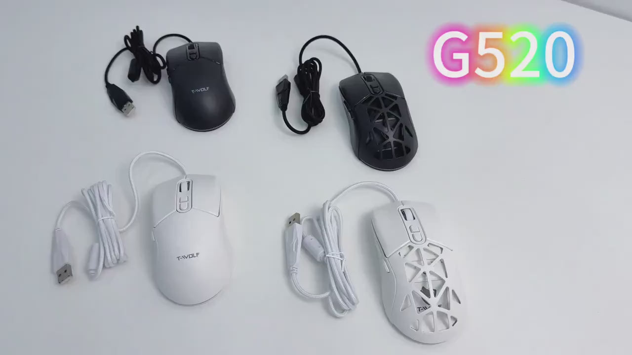 Souris de jeu filaire de conception créative - un ensemble de souris de jeu filaire avec lampe à cheval courant lumineux RGB, câble torsadé de 1,5 mètre, conception créative avec coque interchangeable/vide, souris légère, utilisation ergonomique